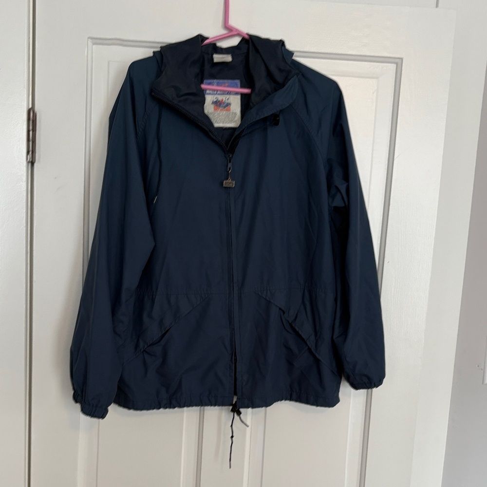 Vintage Walls Navy‎ Blue Windbreaker Jacket